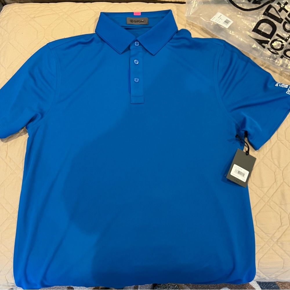 G/FORE Blue Polo Shirt XL